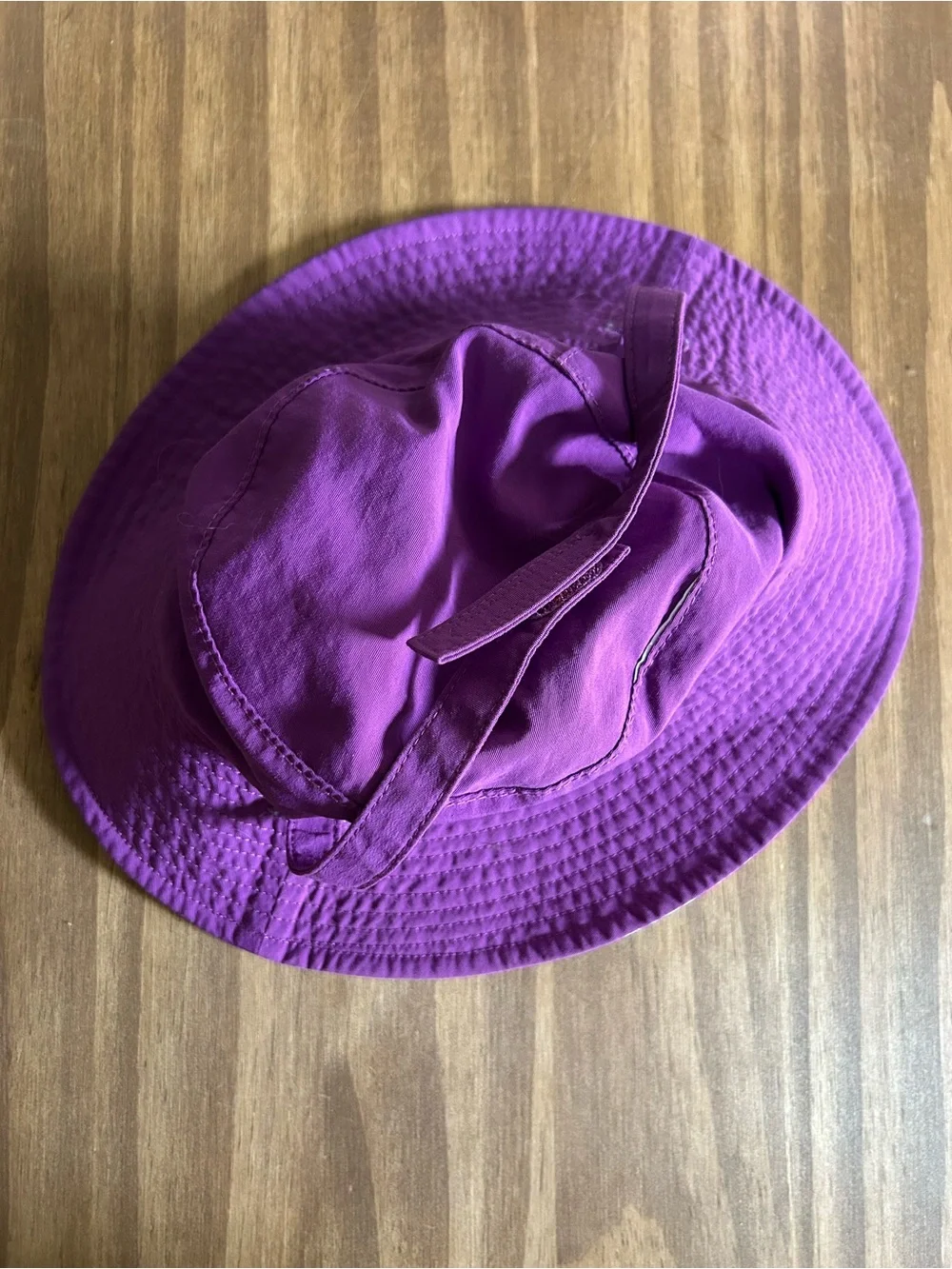 Patagonia Baby Reversible Aqua Bucket Hat with Pink & Orange Floral Print
